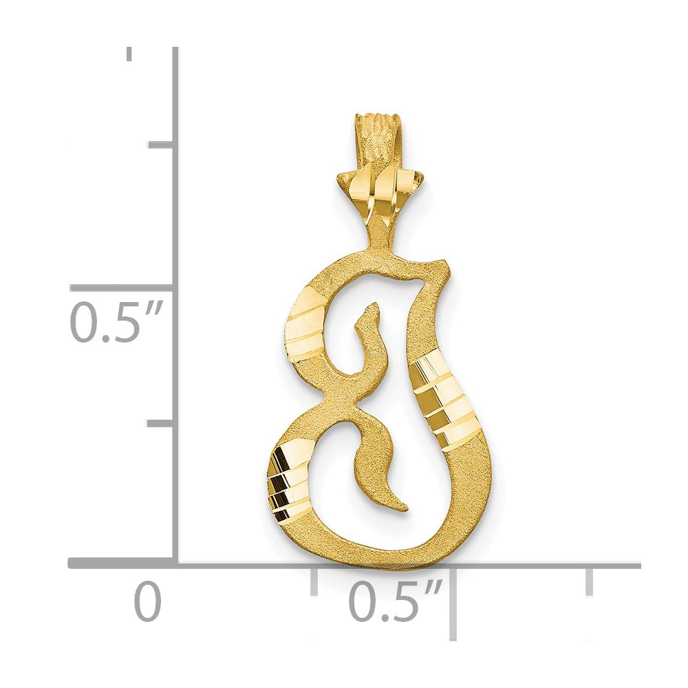 10k Initial I Pendant-10C767I