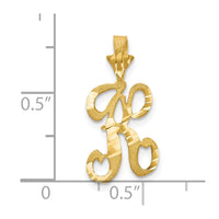 10k Initial K Pendant-10C767K