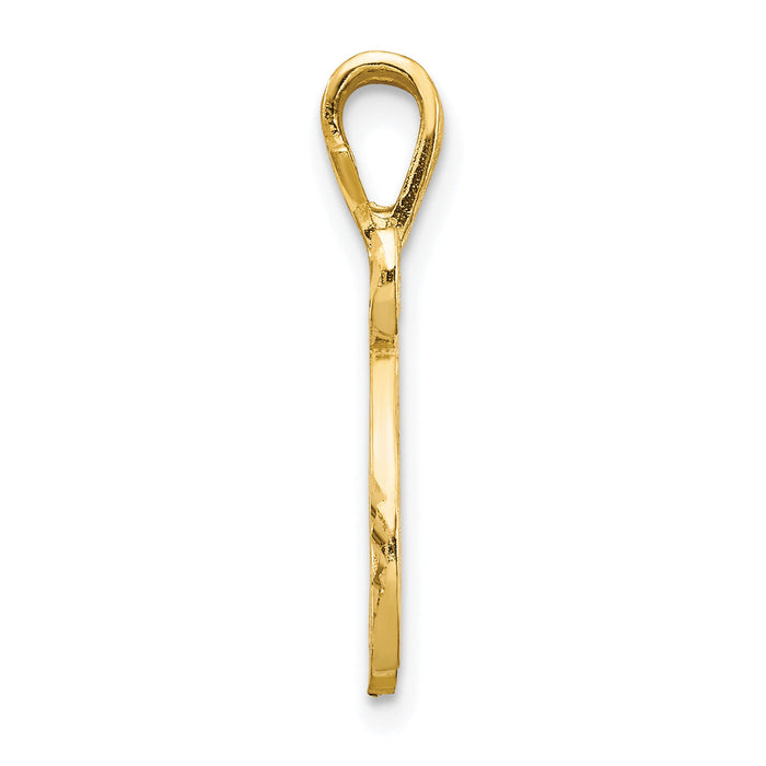 10k Initial N Pendant-10C767N