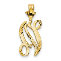 10k Initial N Pendant-10C767N