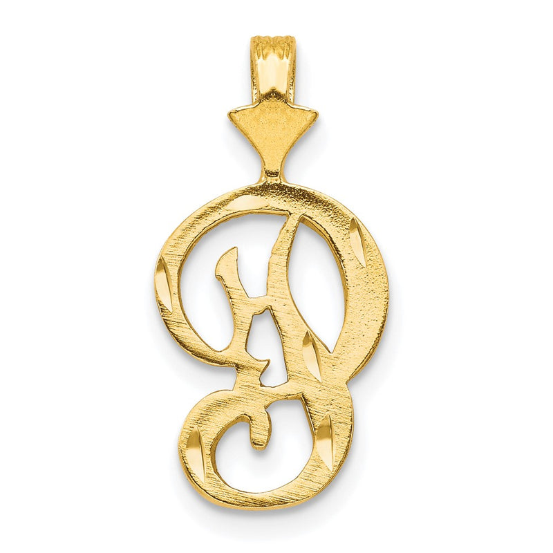 10k Initial P Pendant-10C767P