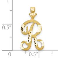 10k Initial R Pendant-10C767R