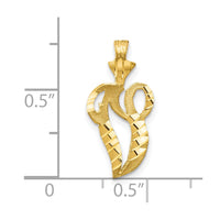 10k Initial V Pendant-10C767V