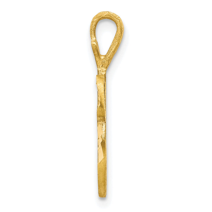 10k Initial W Pendant-10C767W