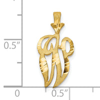 10k Initial W Pendant-10C767W