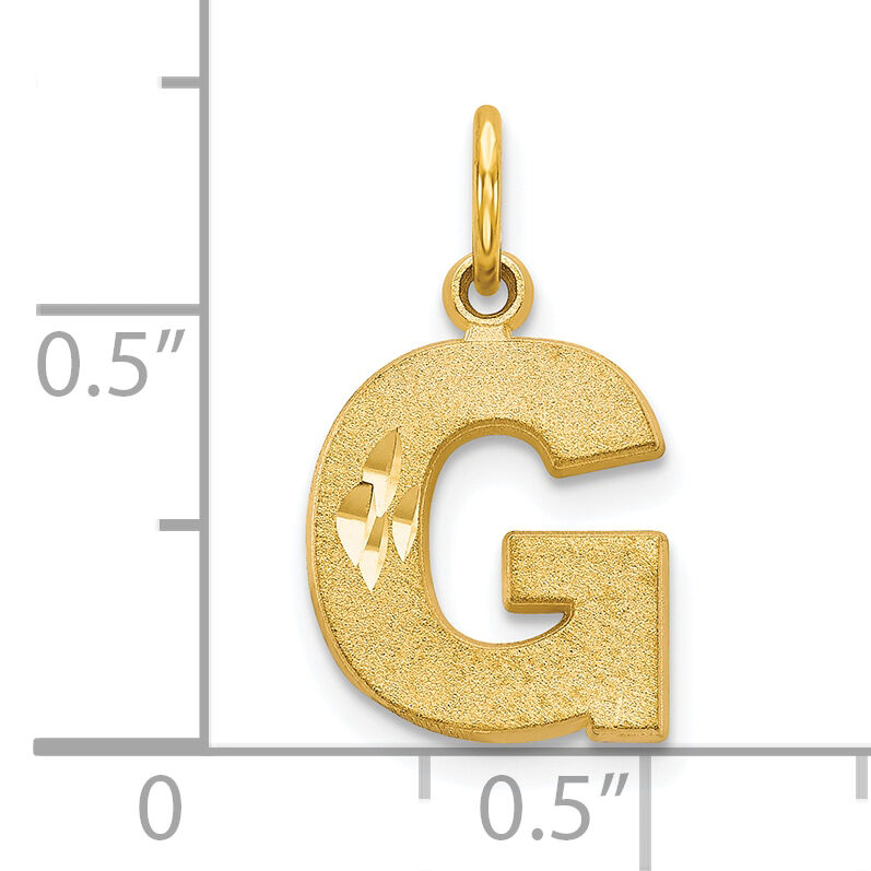10k Initial G Charm-10C768G
