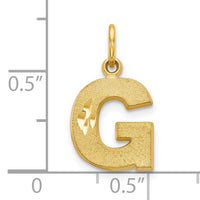 10k Initial G Charm-10C768G