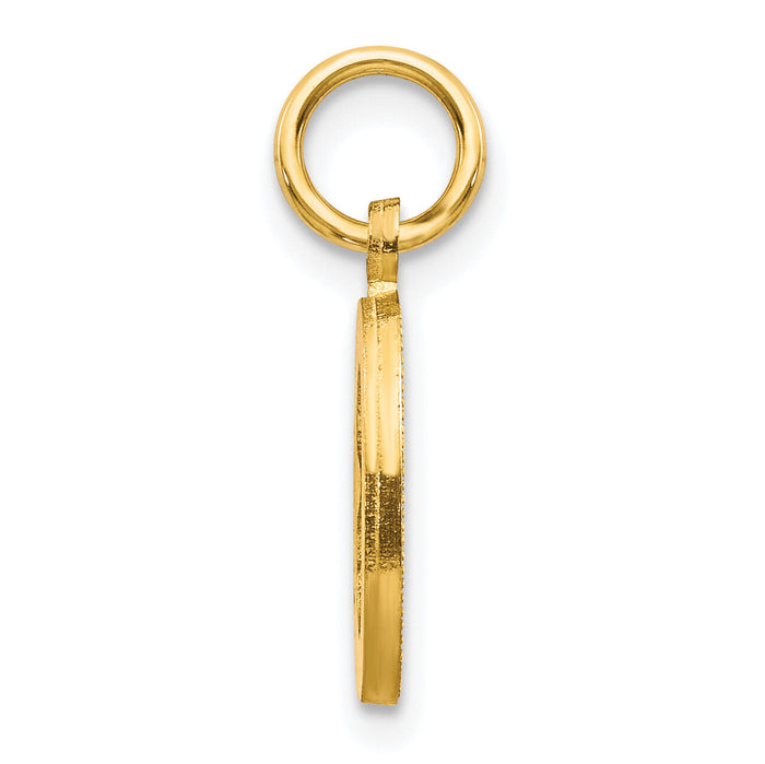 10k Initial O Charm-10C768O