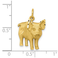 10k Pig Charm-10C786