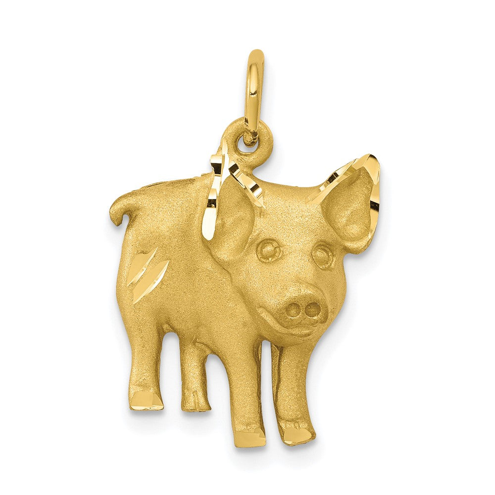 10k Pig Charm-10C786