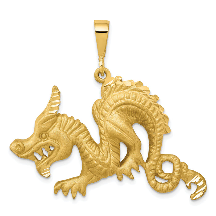 10k Dragon Pendant-10C809