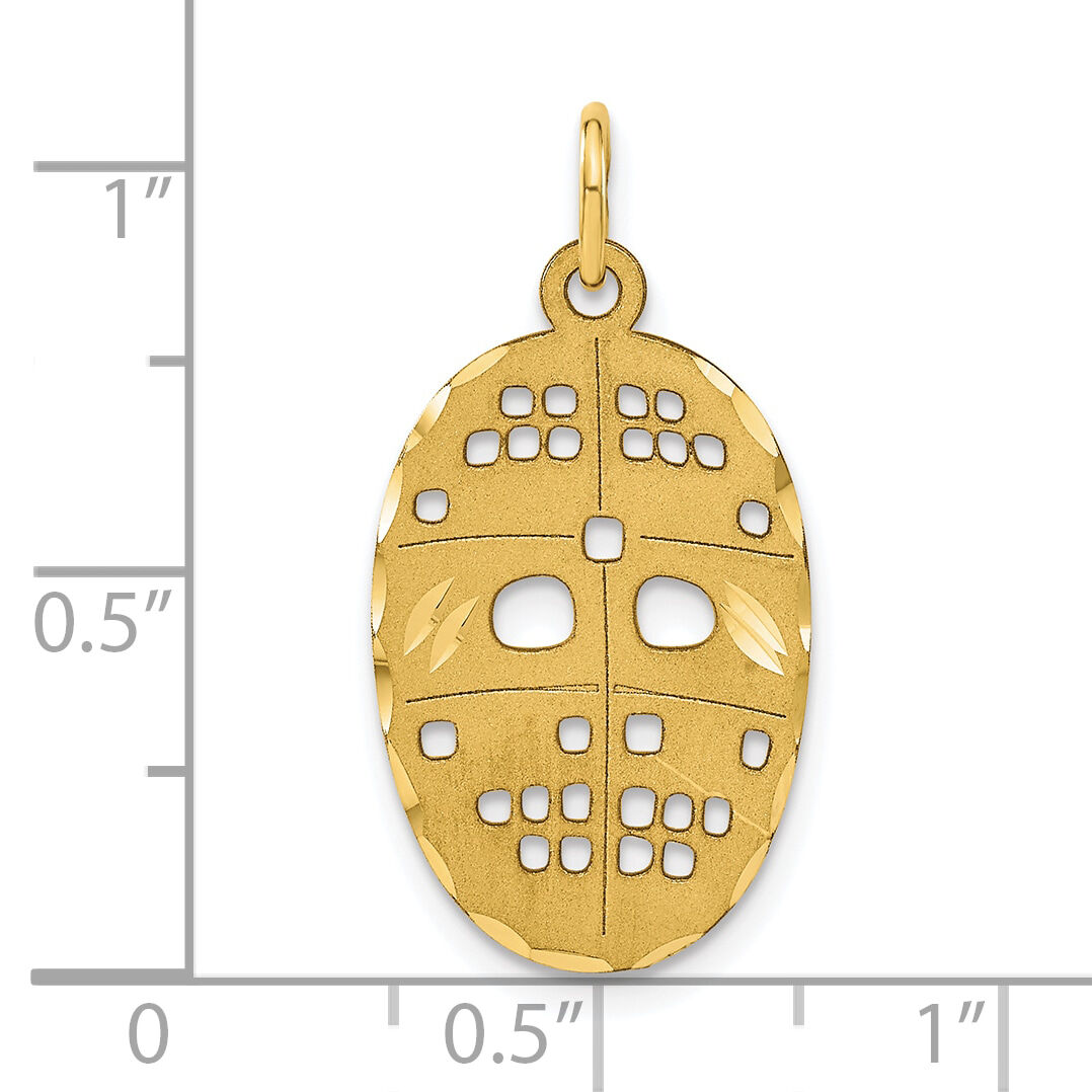 10k Hockey Mask Charm-10C843