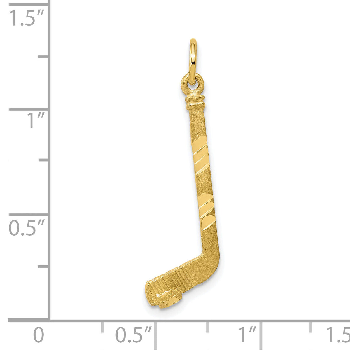 10K Hockey Stick Charm-10C845