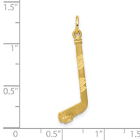 10K Hockey Stick Charm-10C845