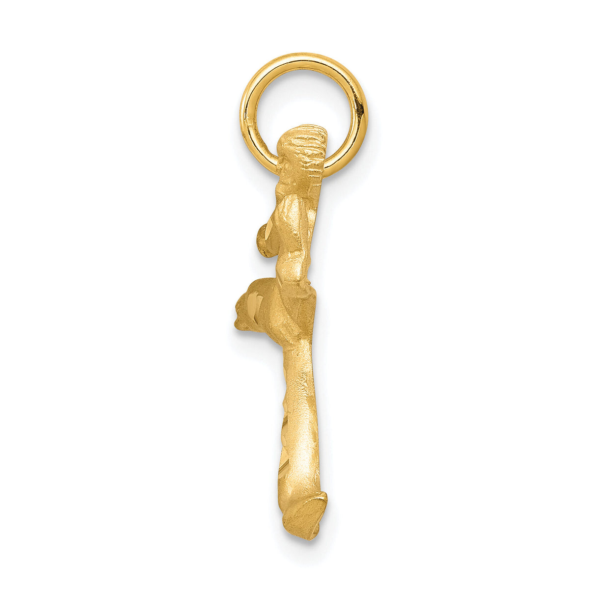 10k Solid Karate Person Charm-10C863