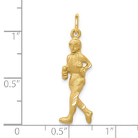 10k Solid Runner Charm-10C884