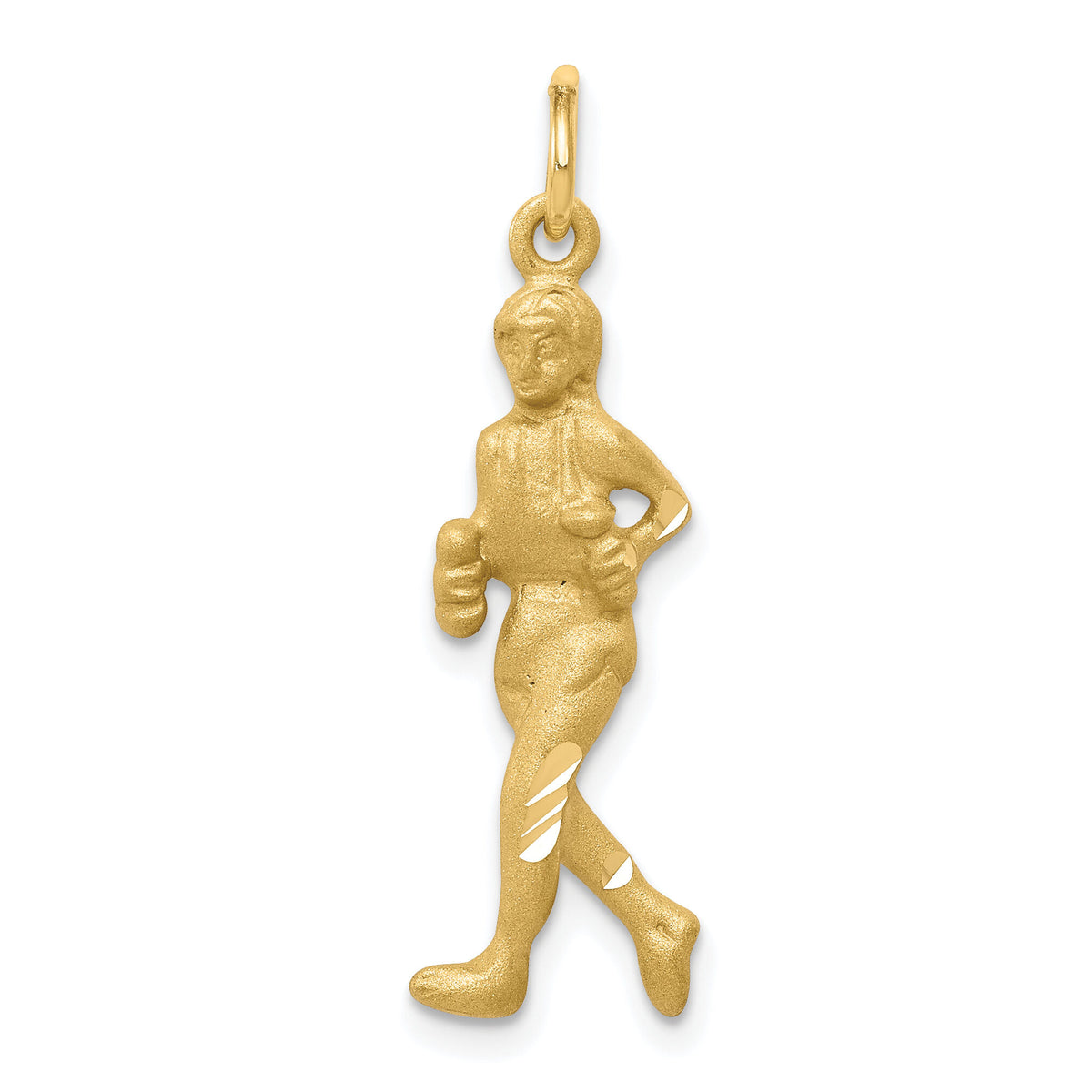 10k Solid Runner Charm-10C884