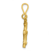 10k Solid Gymnast Charm-10C888