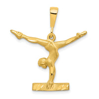 10k Solid Gymnast Charm-10C888