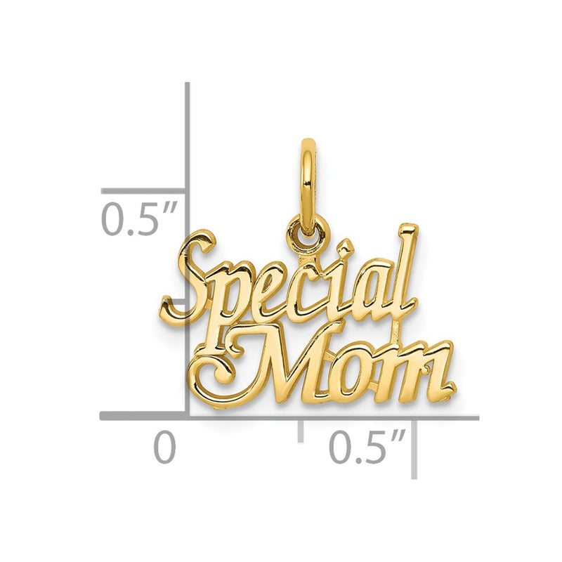 10K SPECIAL MOM Charm-10C98