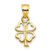 10k Four Leaf Clover Charm-10C984