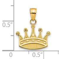 10k Crown Charm-10C988