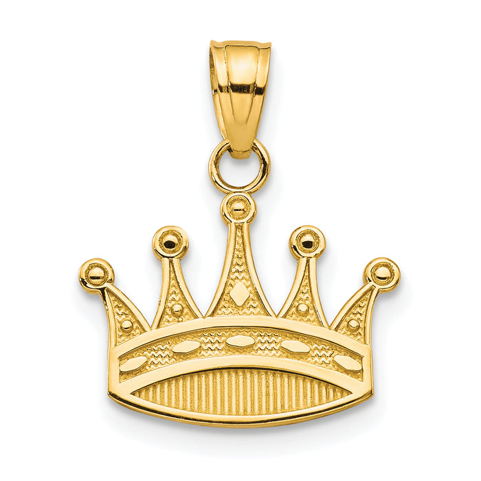 10k Crown Charm-10C988