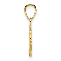 10k Crown Charm-10C989