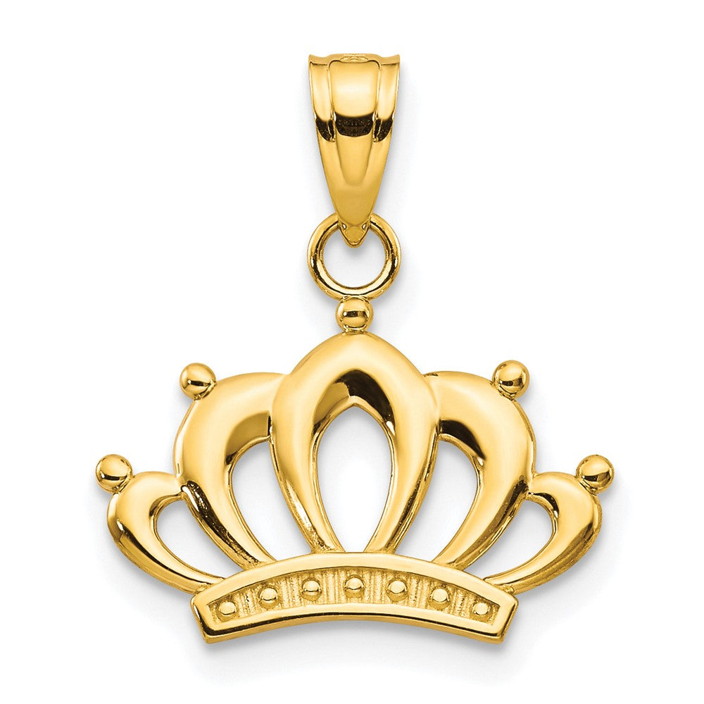 10k Crown Charm-10C989