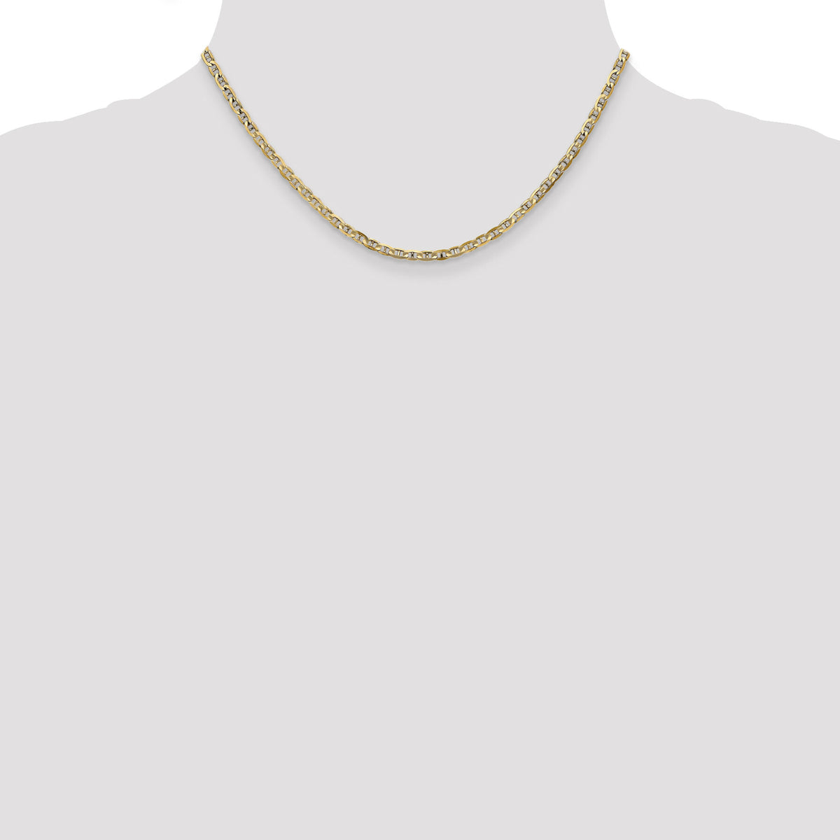 10k 3mm Concave Anchor Chain-10CCA080-16