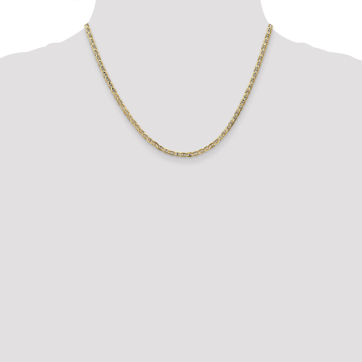 10k 3mm Concave Anchor Chain-10CCA080-18