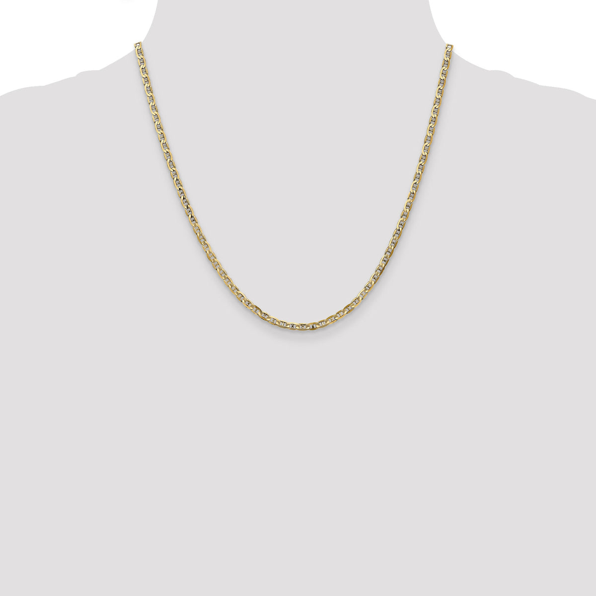 10k 3mm Concave Anchor Chain-10CCA080-20