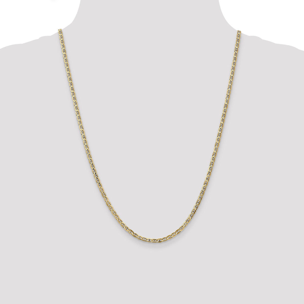 10k 3mm Concave Anchor Chain-10CCA080-24