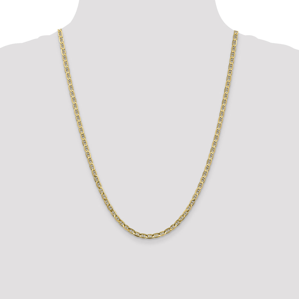10k 3.75mm Concave Anchor Chain-10CCA100-24