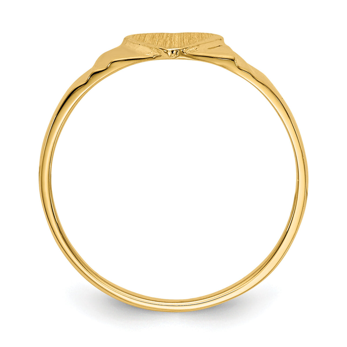 10K Children's Signet Ring-10CH195