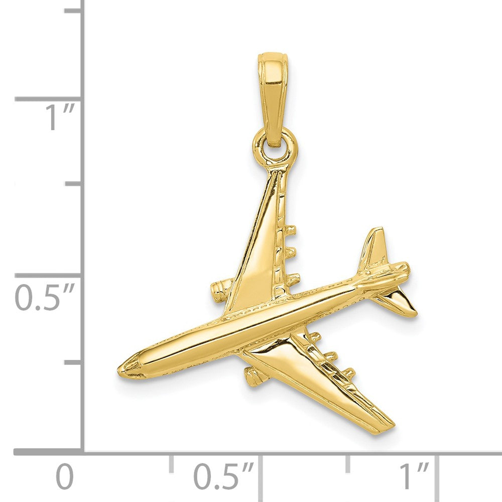 10k 3-D Jet Pendant-10D1223