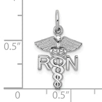 10k White Gold RN Charm-10D1240