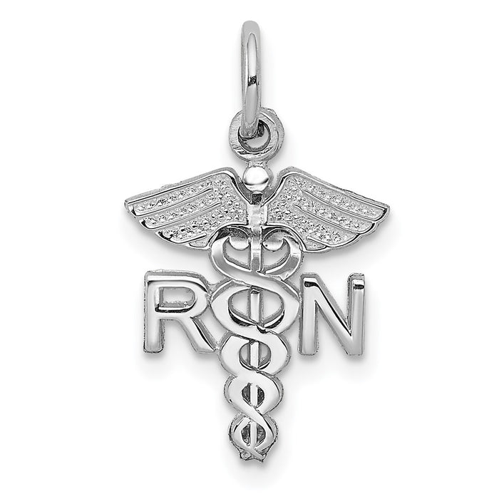 10k White Gold RN Charm-10D1240