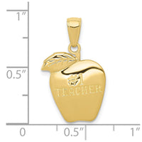 10k #1 Teacher Apple Pendant-10D1247