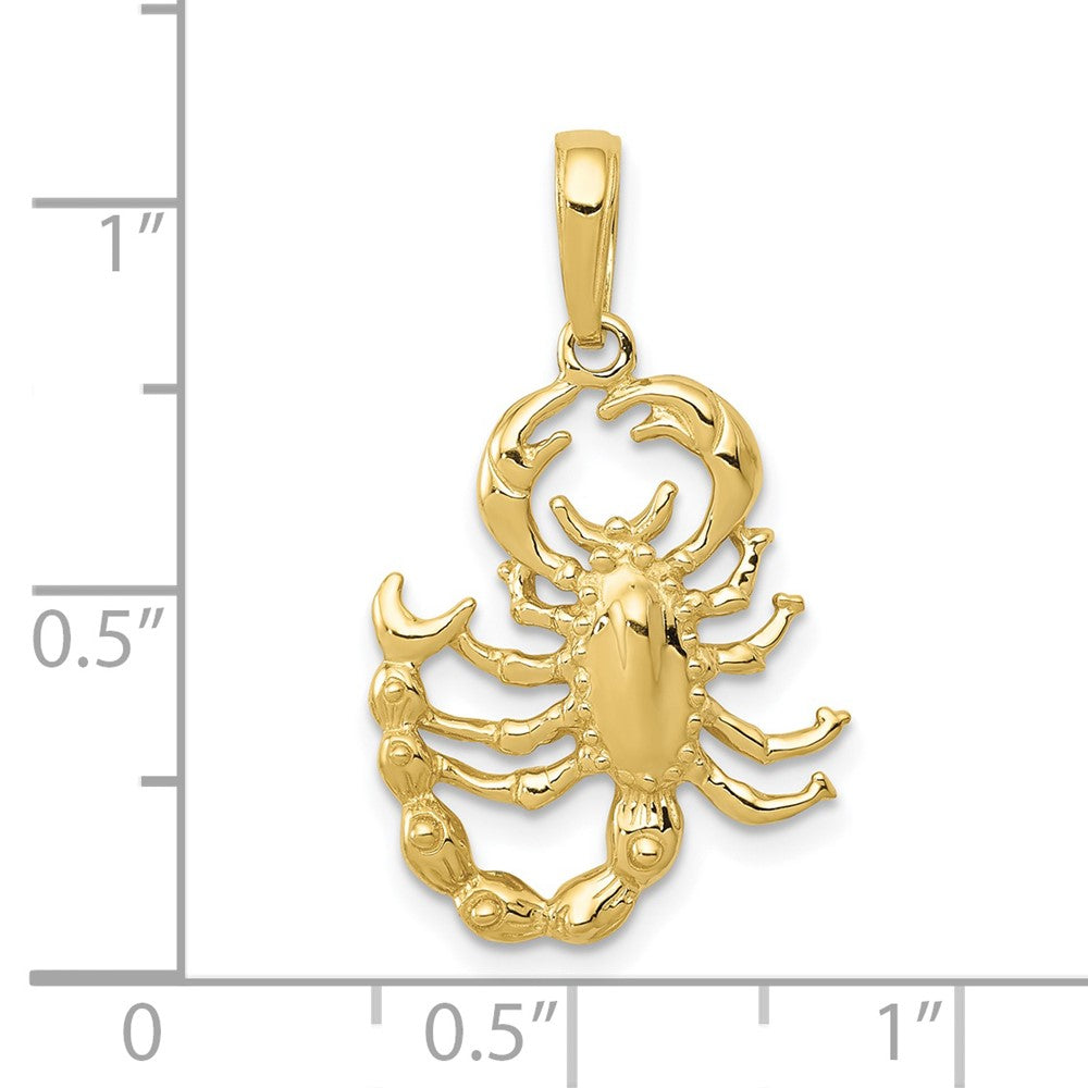 10K Scorpion Pendant-10D1330
