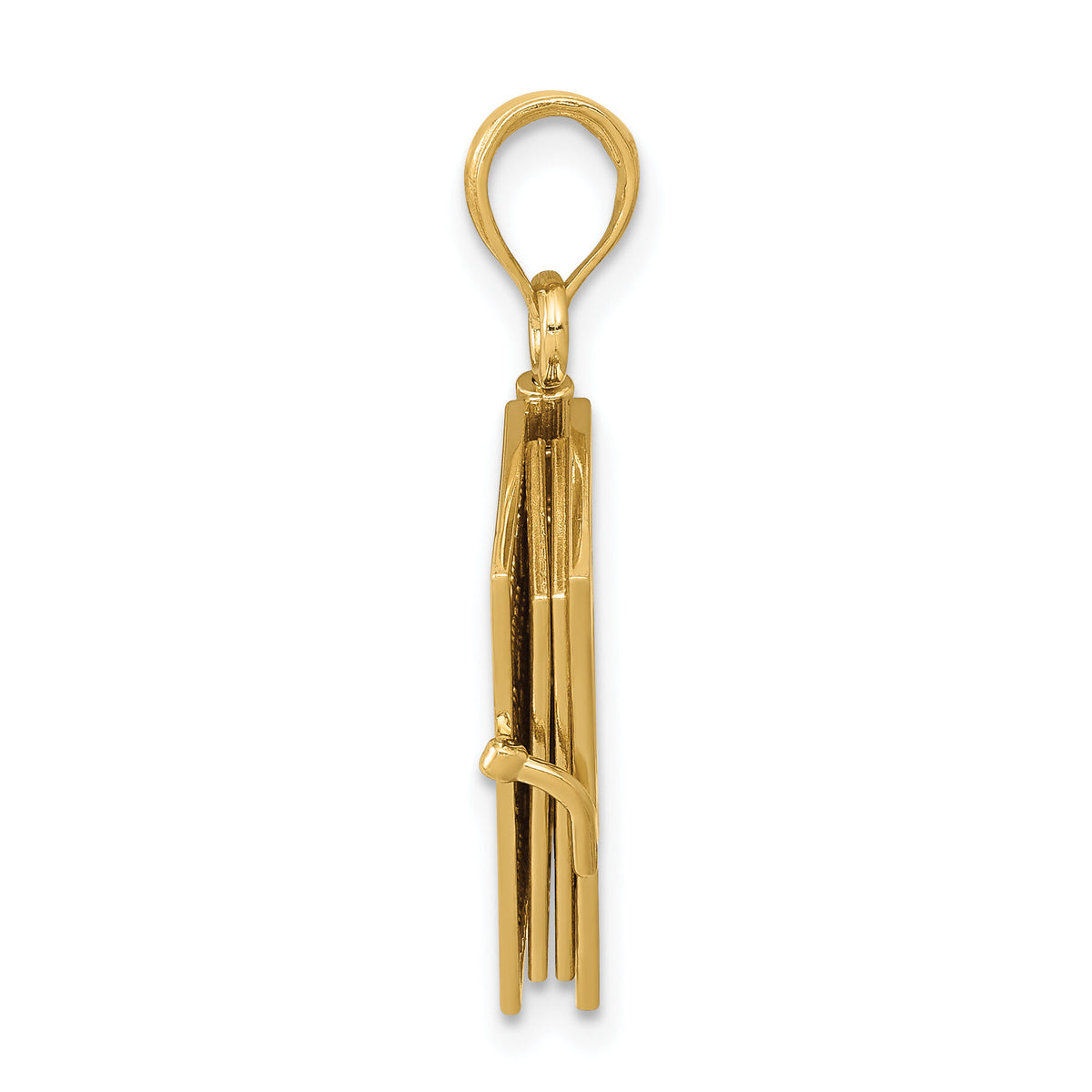 10K  3D Lords Prayer Bible Pendant-10D1504