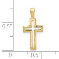 10k Cross Charm-10D167