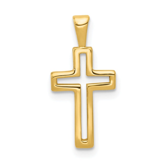 10k Cross Charm-10D167