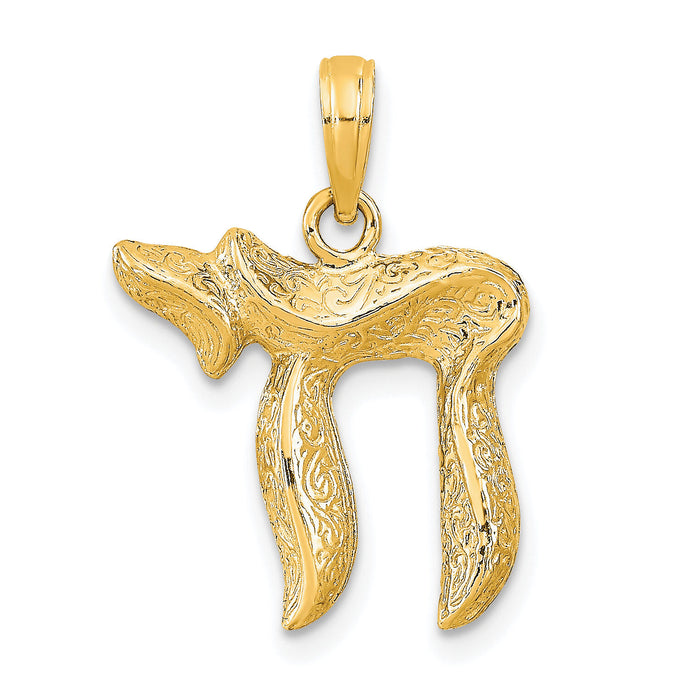 10K Chai Pendant-10D1702