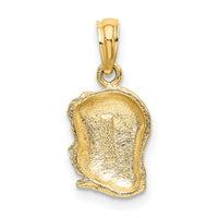 10k Girl Head Charm-10D1717