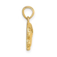 10k Boy Head Charm-10D1718