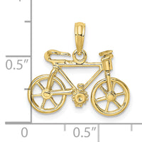 10k 3-D Moveable Bicycle Charm-10D2945