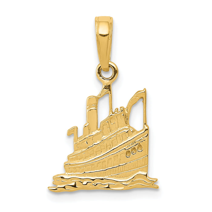10K Cruise Ship Pendant-10D2966
