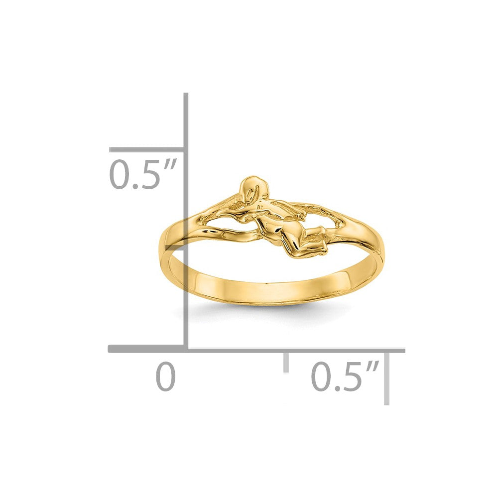 10K Angel Baby Ring-10D3119