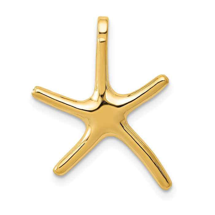 10k Dancing Starfish Charm-10D3362
